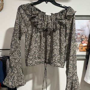 Off the shoulder blouse